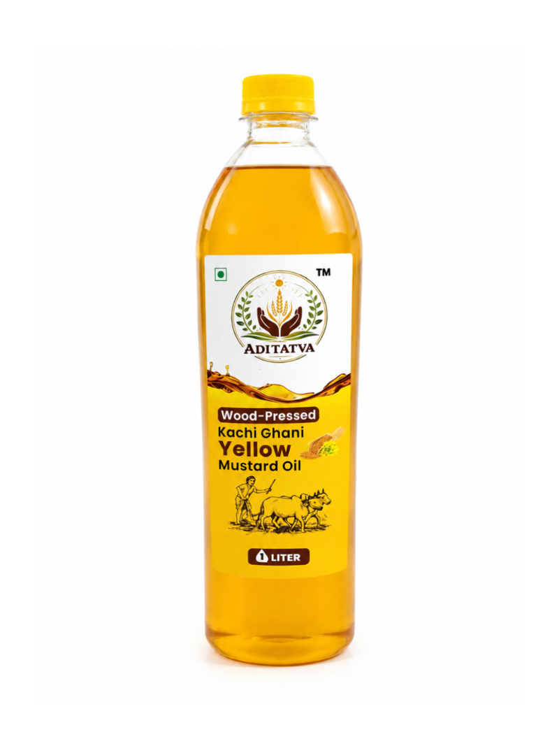 Wood Pressed Yellow Mustard Oil